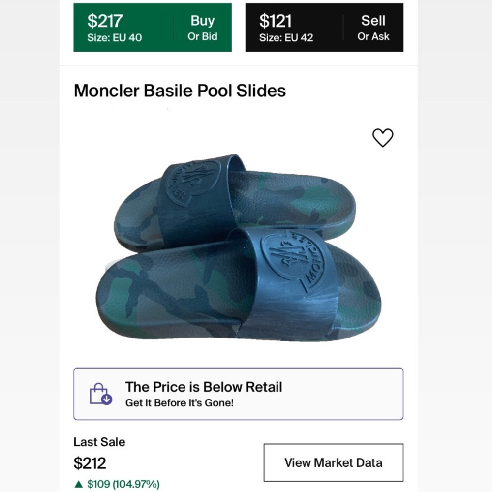 Moncler Pool Slides